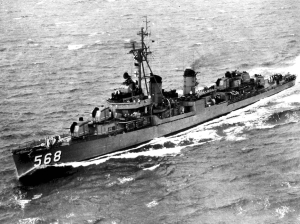 USS Wren. Courtesy U.S. Navy Naval History and Heritage Command