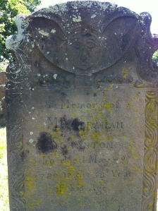 Abraham Scranton's grave, Old Durham Cemetery. Author's collection.