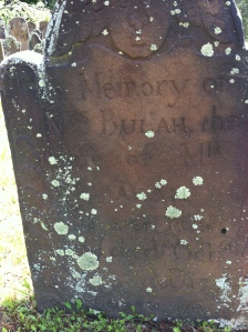 Beulah (Seward) Scranton's grave (here spelled Bulah), Old Durham Cemetery. Author's collection.