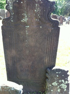 Caleb Seward (the younger)'s grave.  Author's collection.