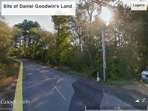 Site of Daniel Goodwin's land.  Courtesy Google Earth.