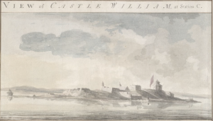 Castle William, as Stephen Billings, Jr. would have known it.  Courtesy Wikimedia Commons.